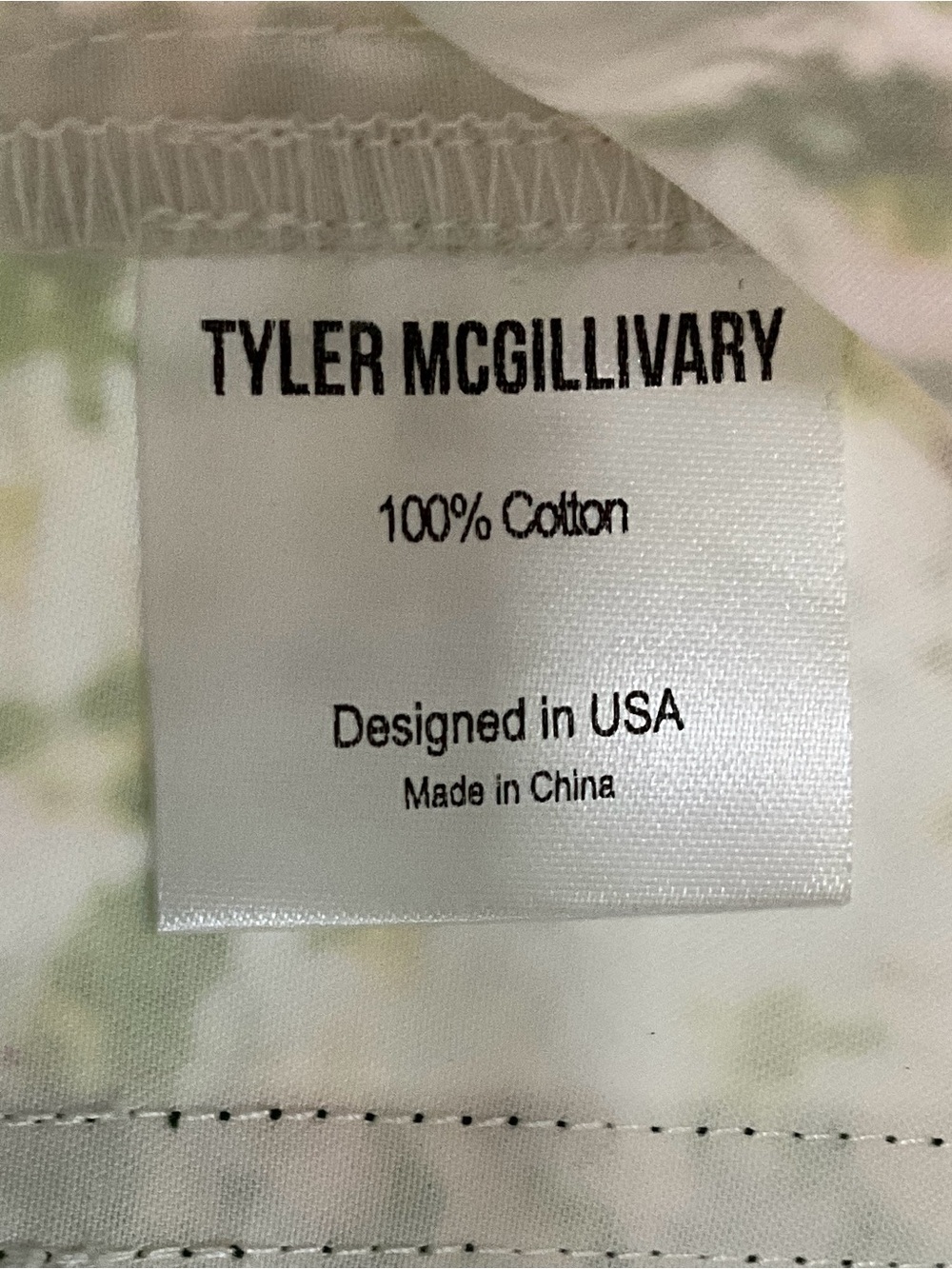 NWT Tyler McGillivary Park Mini Skirt Garden Landscape Graphic Floral Print - Picture 7 of 13